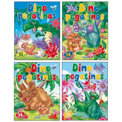 DINO PEGATINAS (4 TITULOS)